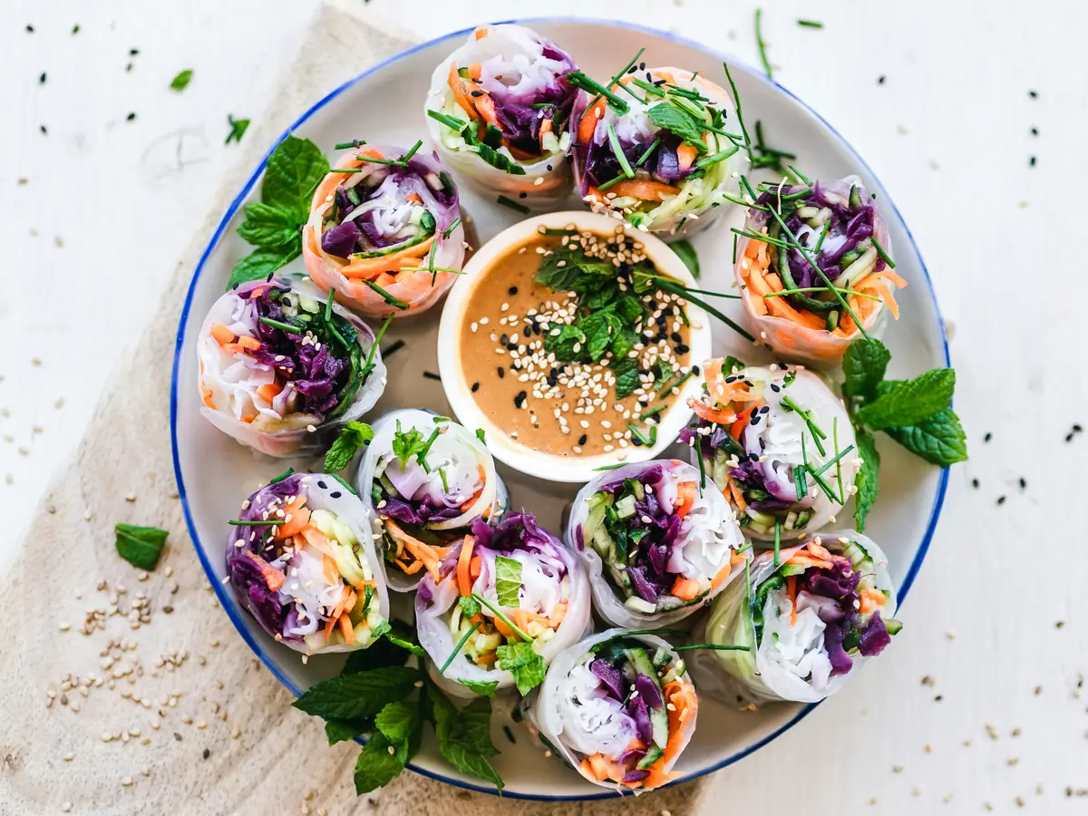 Fresh Veggie Spring Rolls