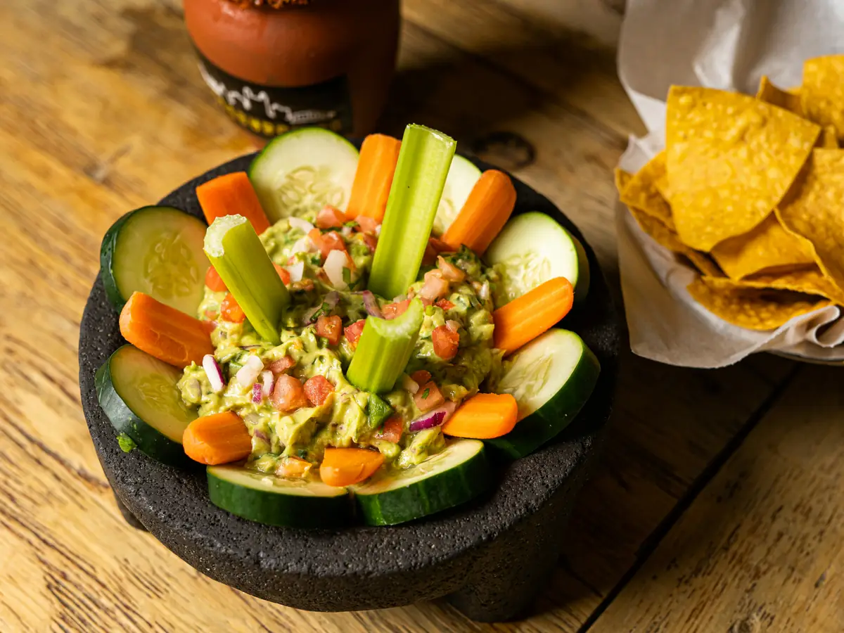 Guacamole with Veggie Sticks