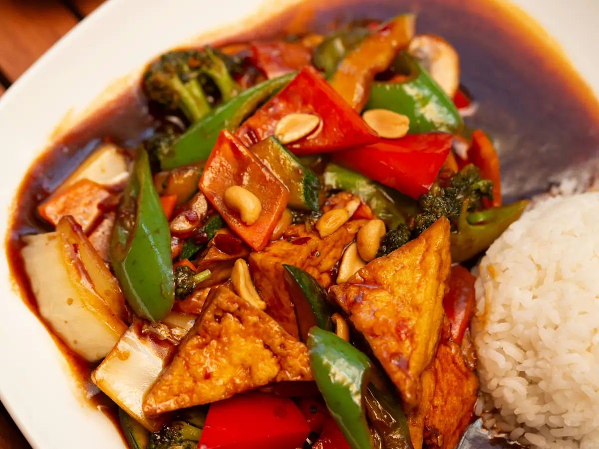 Rainbow Tofu Stir-Fry